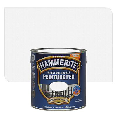 Peinture métal direct sur rouille Hammerite forgé acier brossé 2,5L