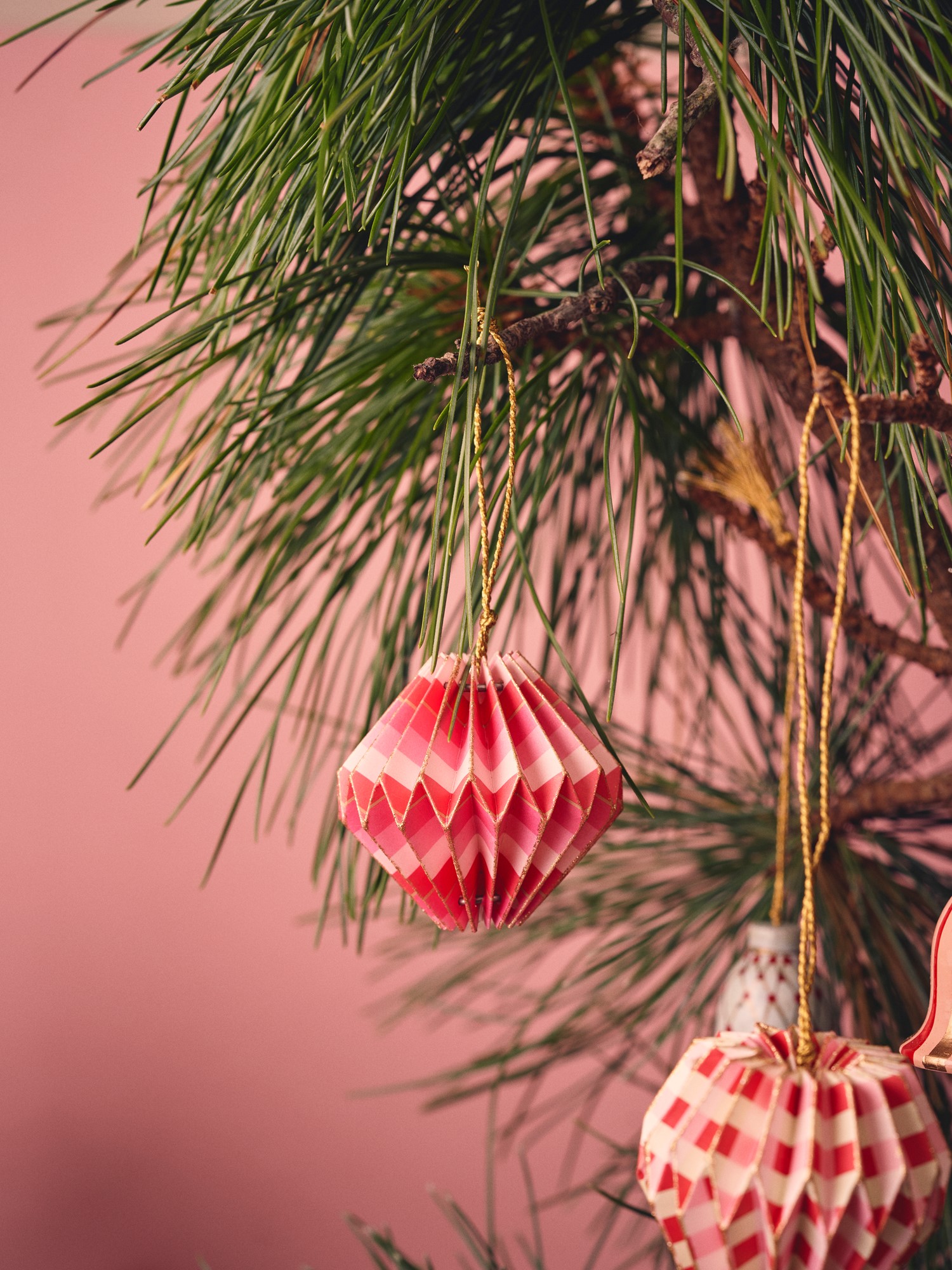 Papirornament | Papir. 6 cm. | Rose Blush