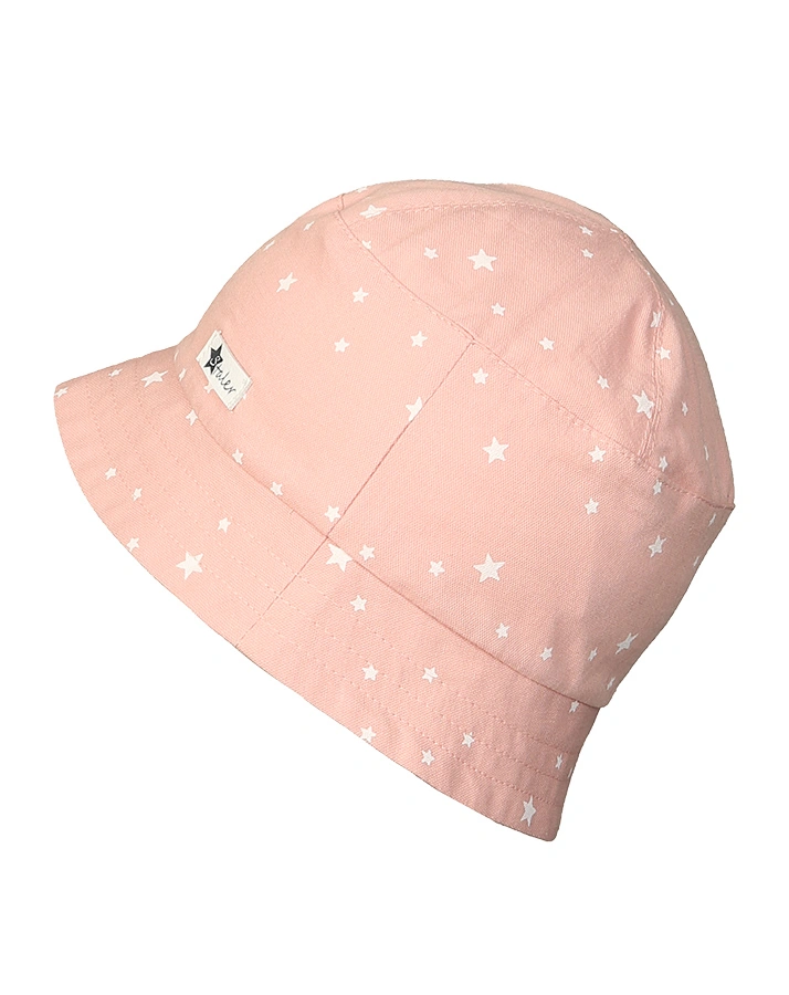 Sommerhut STERNE in rosa