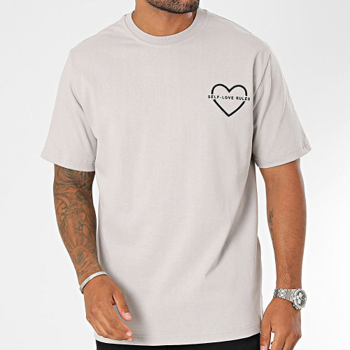 Tee Shirt Oversize Large Gris