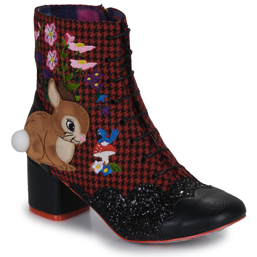 Irregular Choice - THICKET CHUMS - Noir / Rouge