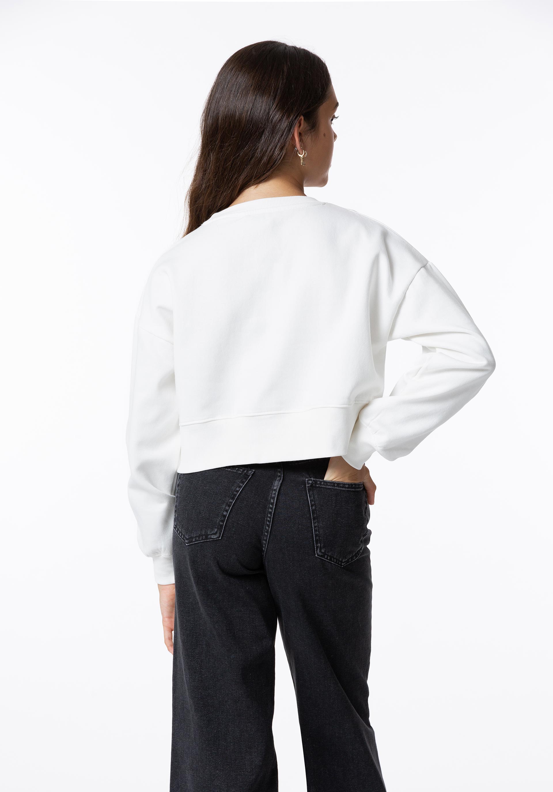 Sweatshirt com Estampado Frontal