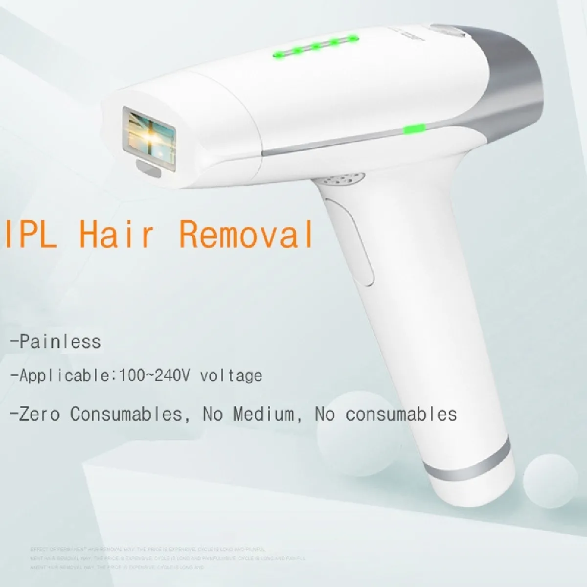 Wewoo Instrument indolore d'épilation de laser de chargement initial de ménage de beauté général mâle et femelle
