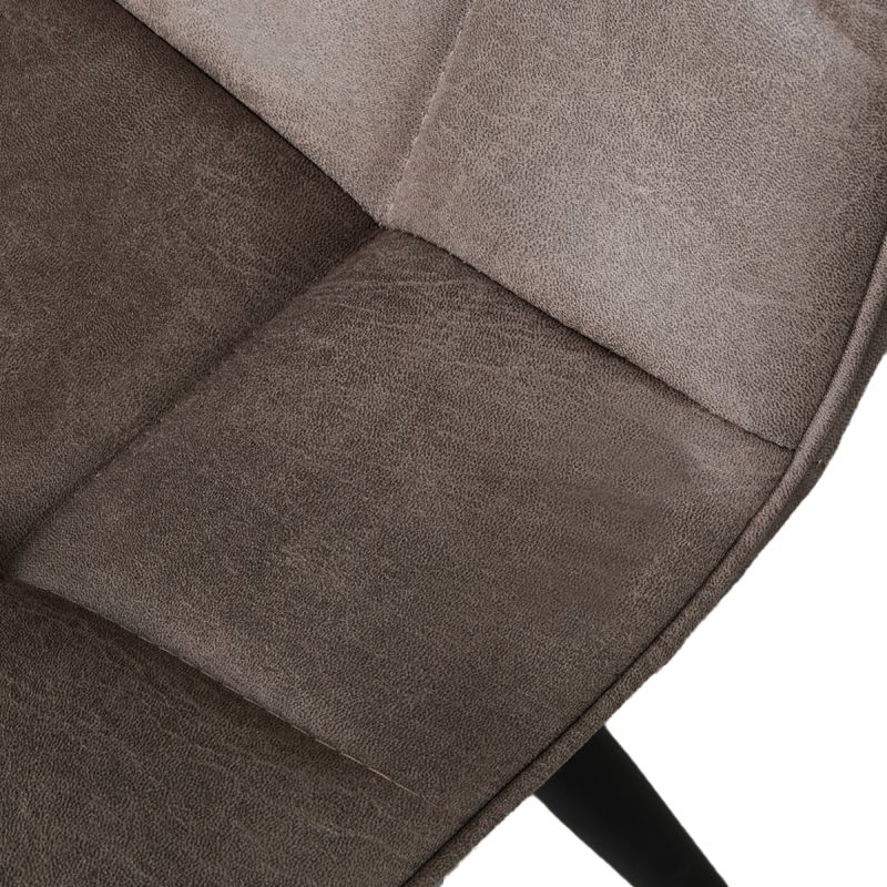 Eetkamerstoel Taupe LN-87.002 Bistro B46 x D59 x H86 cm