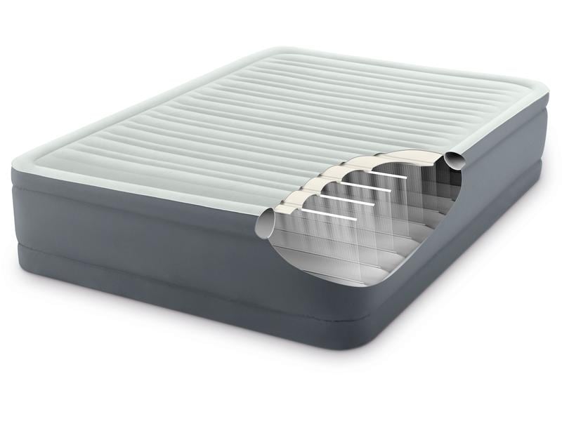 Intex Luftbett PremAire I Queen 152 x 203 x 46 cm Luftbett mit integrierter Pumpe