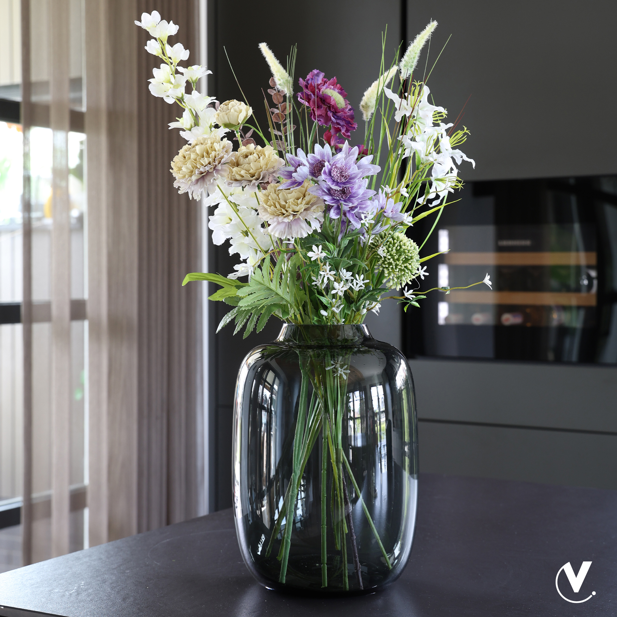 Vaas Kara S grey Ø21 x H29 cm