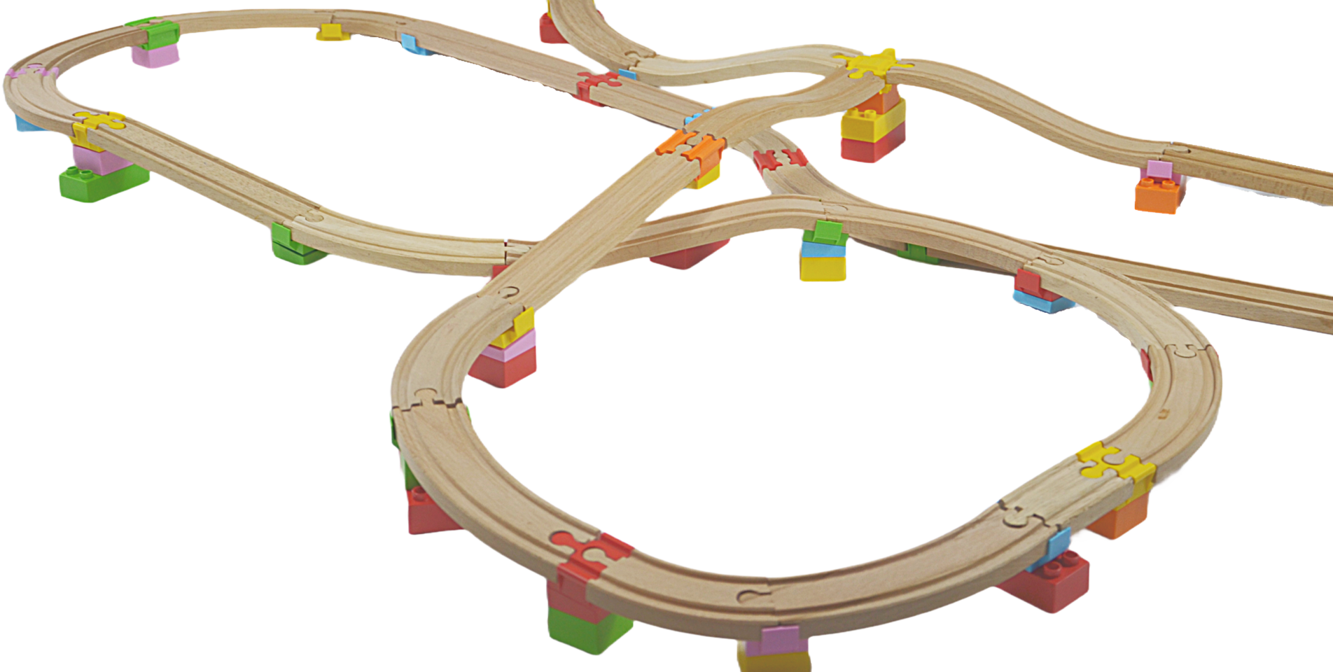 Alpha Boosterz - Track Connectors - Alt-i-én blokboks medium