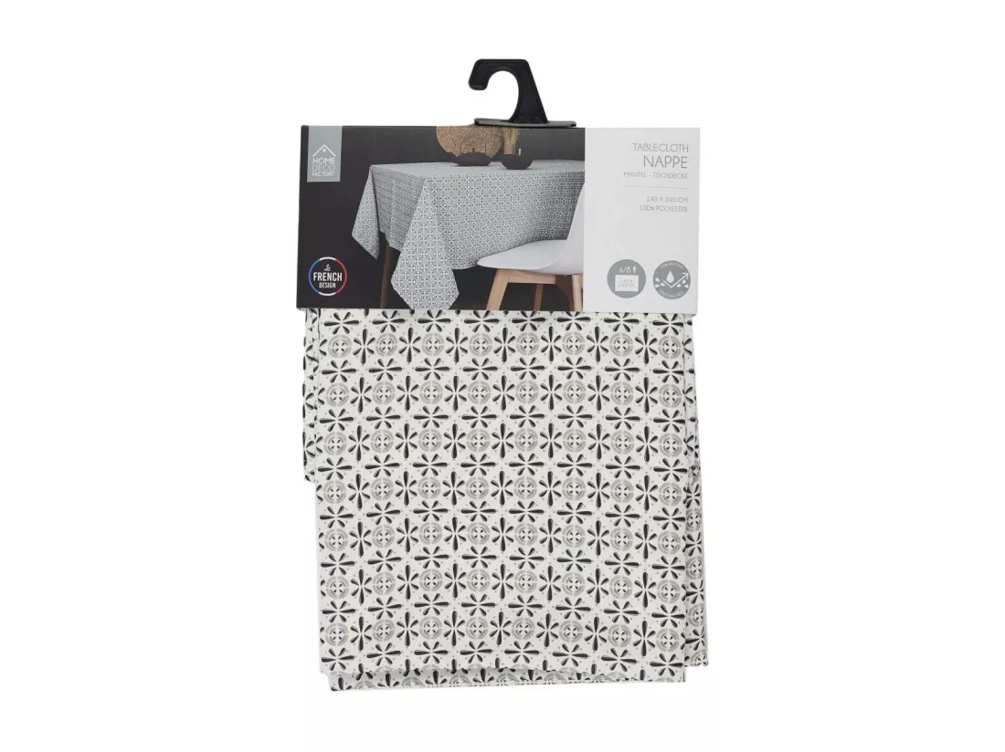 Nappe Antitache Gris 140x240cm