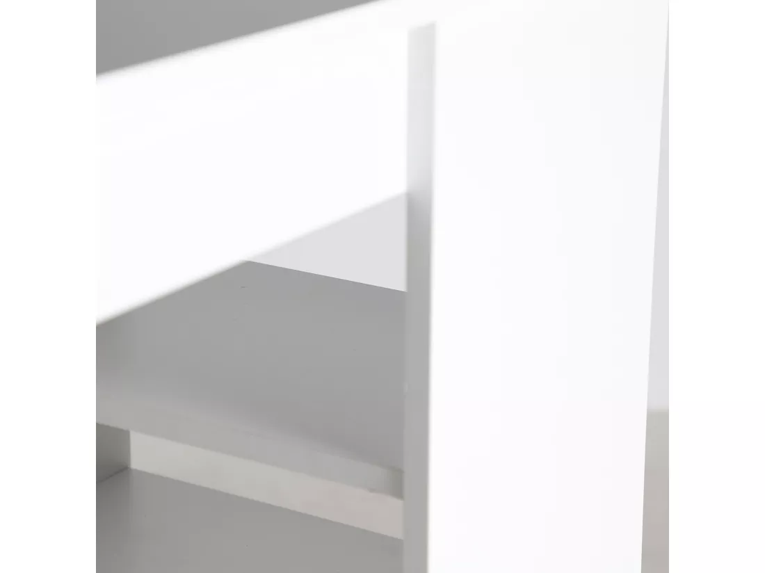 Comptoire en bois mdf blanc 100x50x100 cm