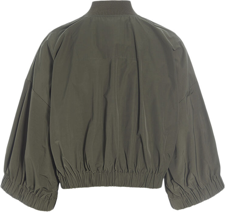 Bitte Kai Rand Fukkura poplin Deep forest