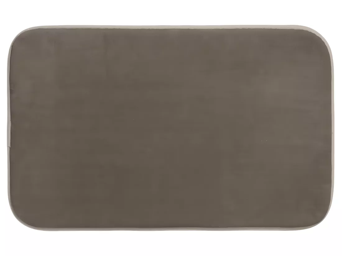 Tapis de salle de bain à mémoire de forme Taupe 50 x 80 cm