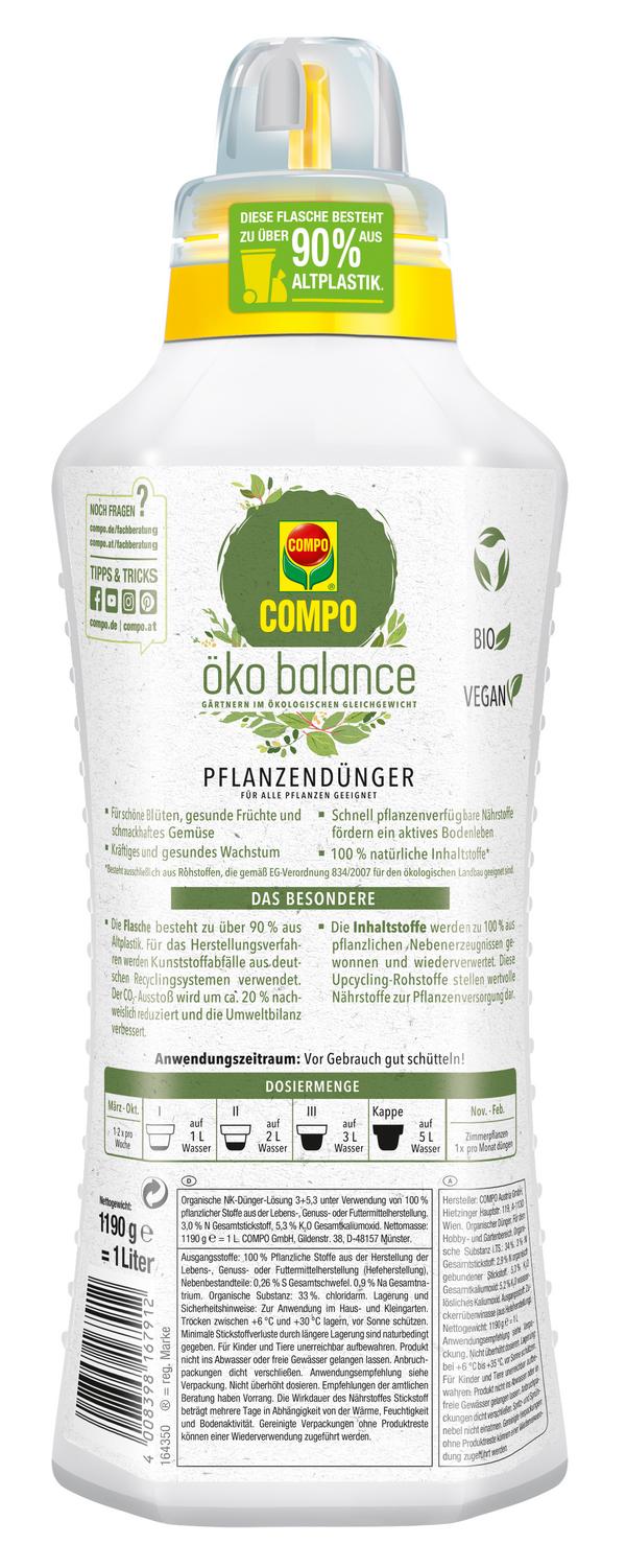 COMPO® öko balance Pflanzen-Dünger,
