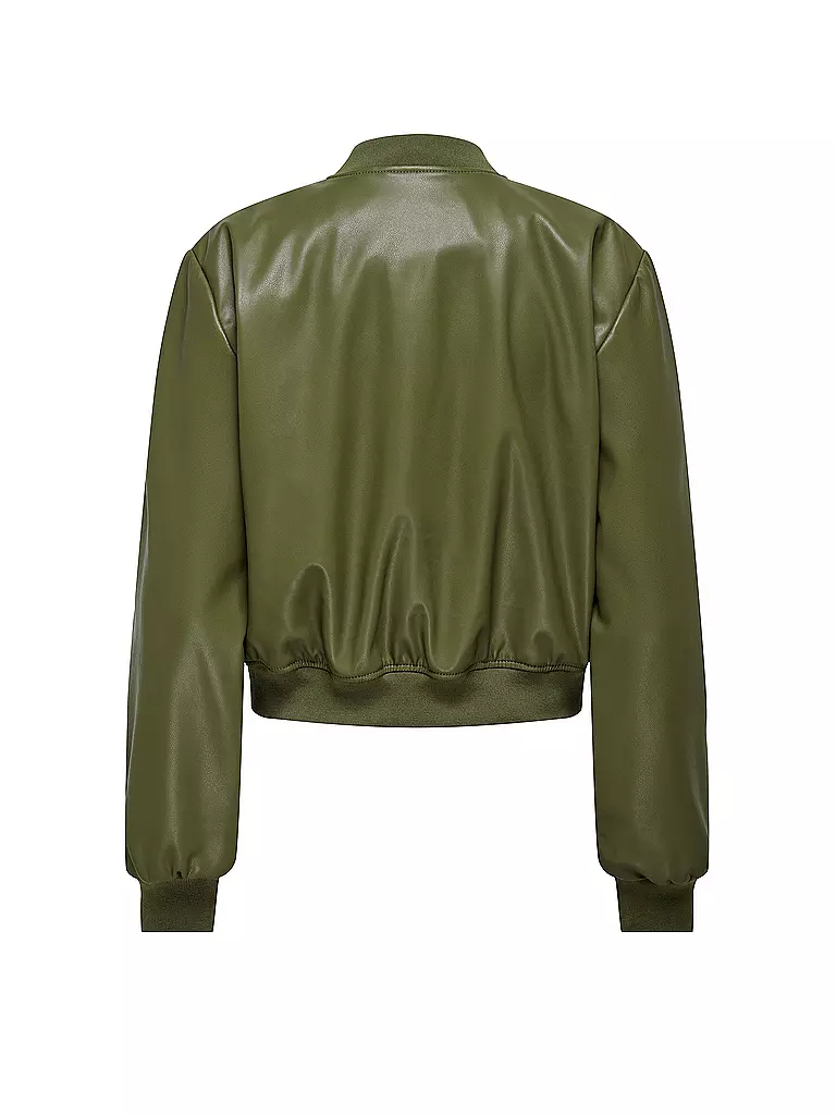 ONLY Jacke in Lederoptik ONLHEIDI olive