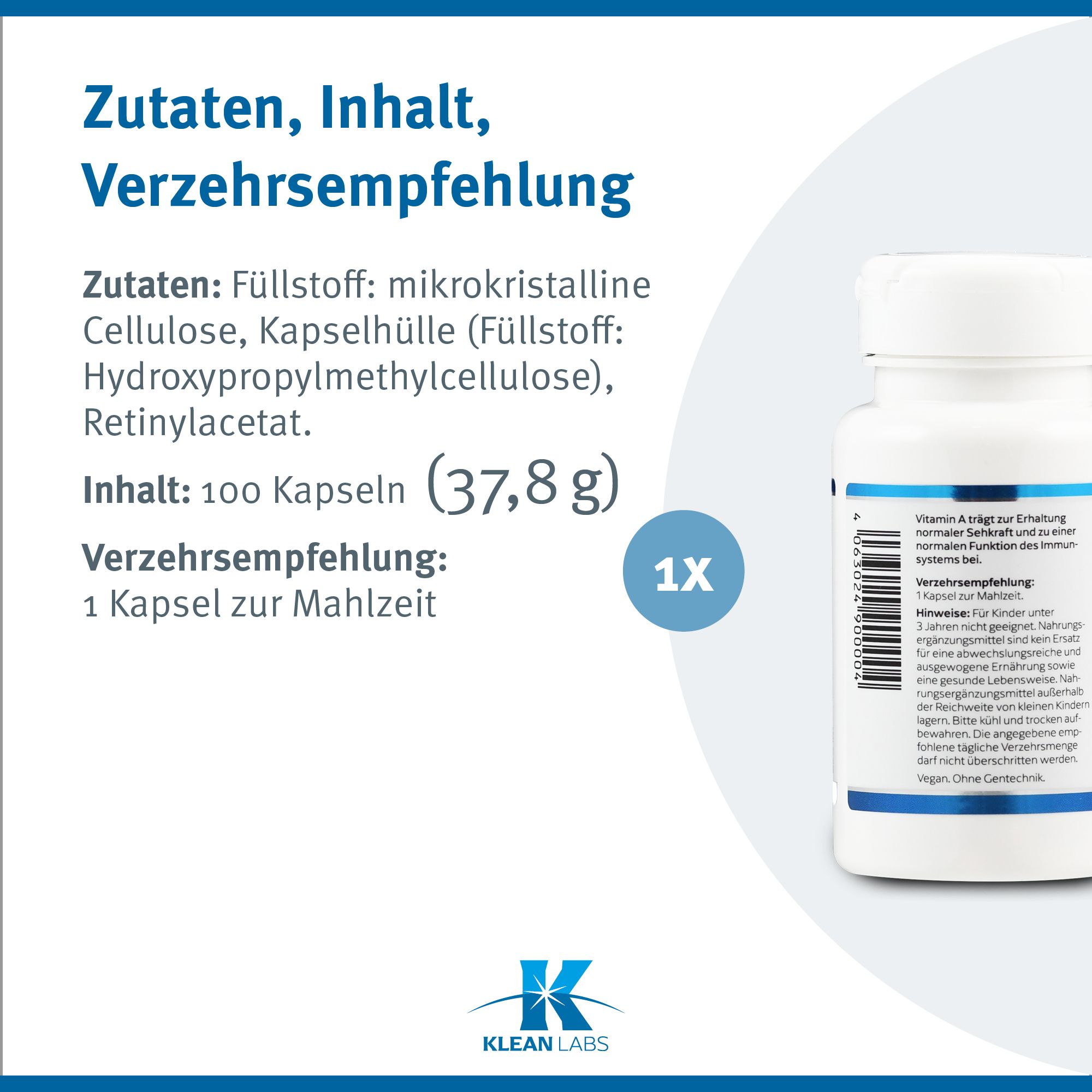 Vitamin A 4000 I.U. Kapseln