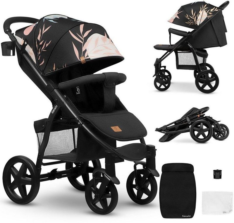 Lionelo - Annet - Wandelwagen - Grijs - Eco-leer - Met Accessoires