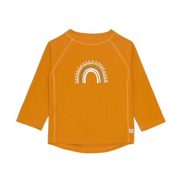 Lässig Zwem T-Shirt Lange Mouw Rainbow Gold