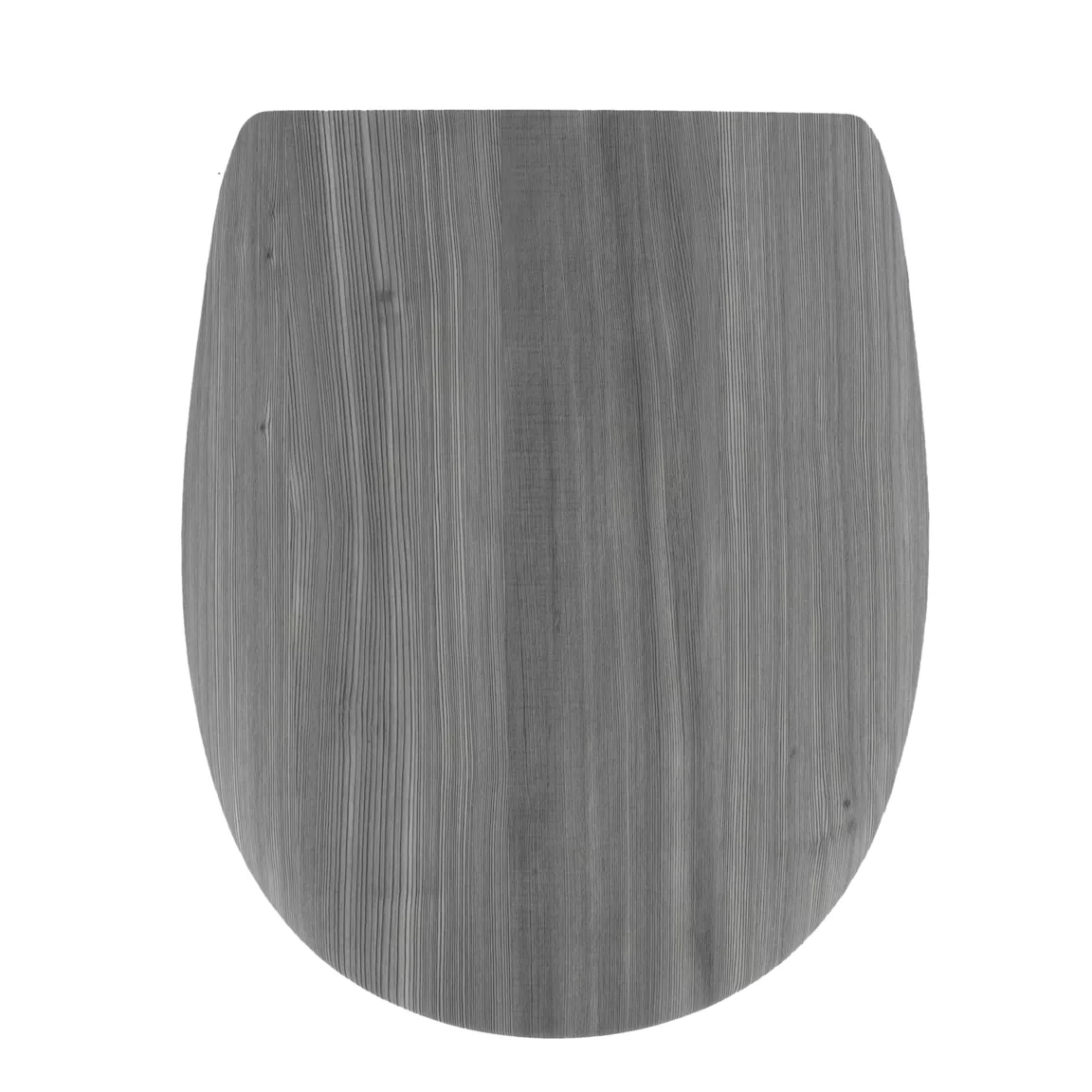 Abattant WC 18 pouces MDF Façon Lambris Gris