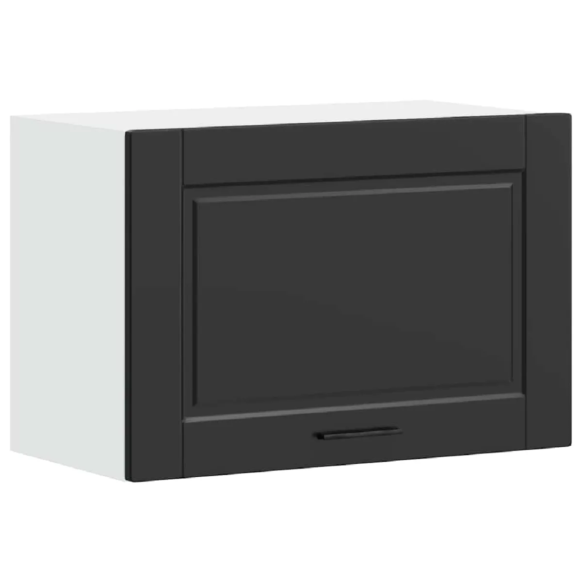vidaXL Armoire murale cuisine Porto Noir Bois Ingénierie
