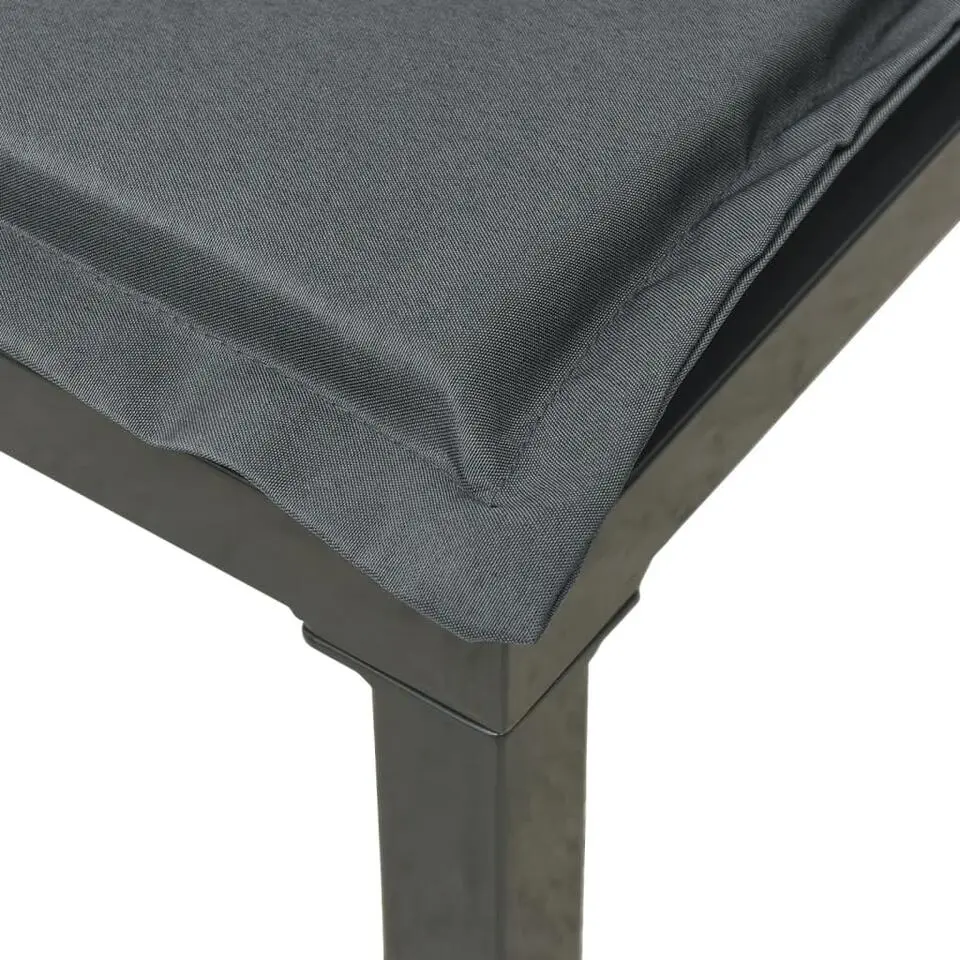 vidaXL - Loungeset - Zwart - Poly rattan