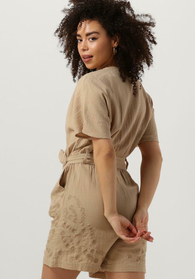 Y.A.S. beige y.a.s.  yascecilia ss playsuit s.