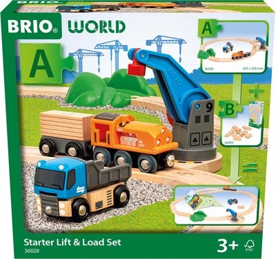 BRIO World 36104 Løft & Last Startsett