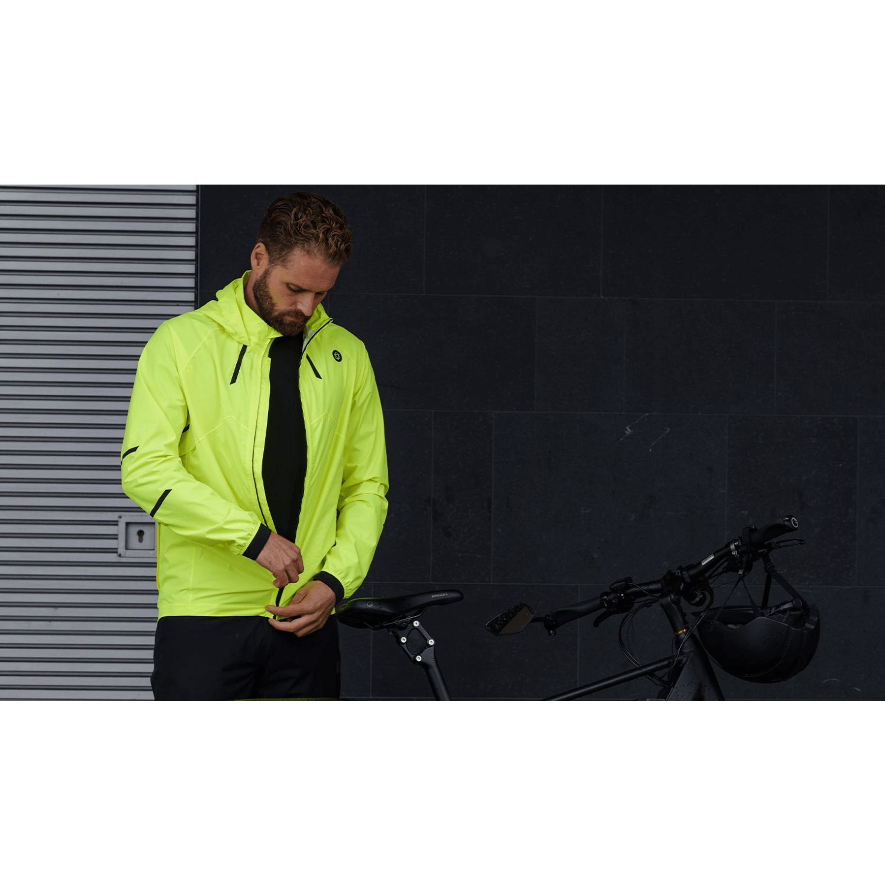 AGU Compact Commuter Regenjas Heren