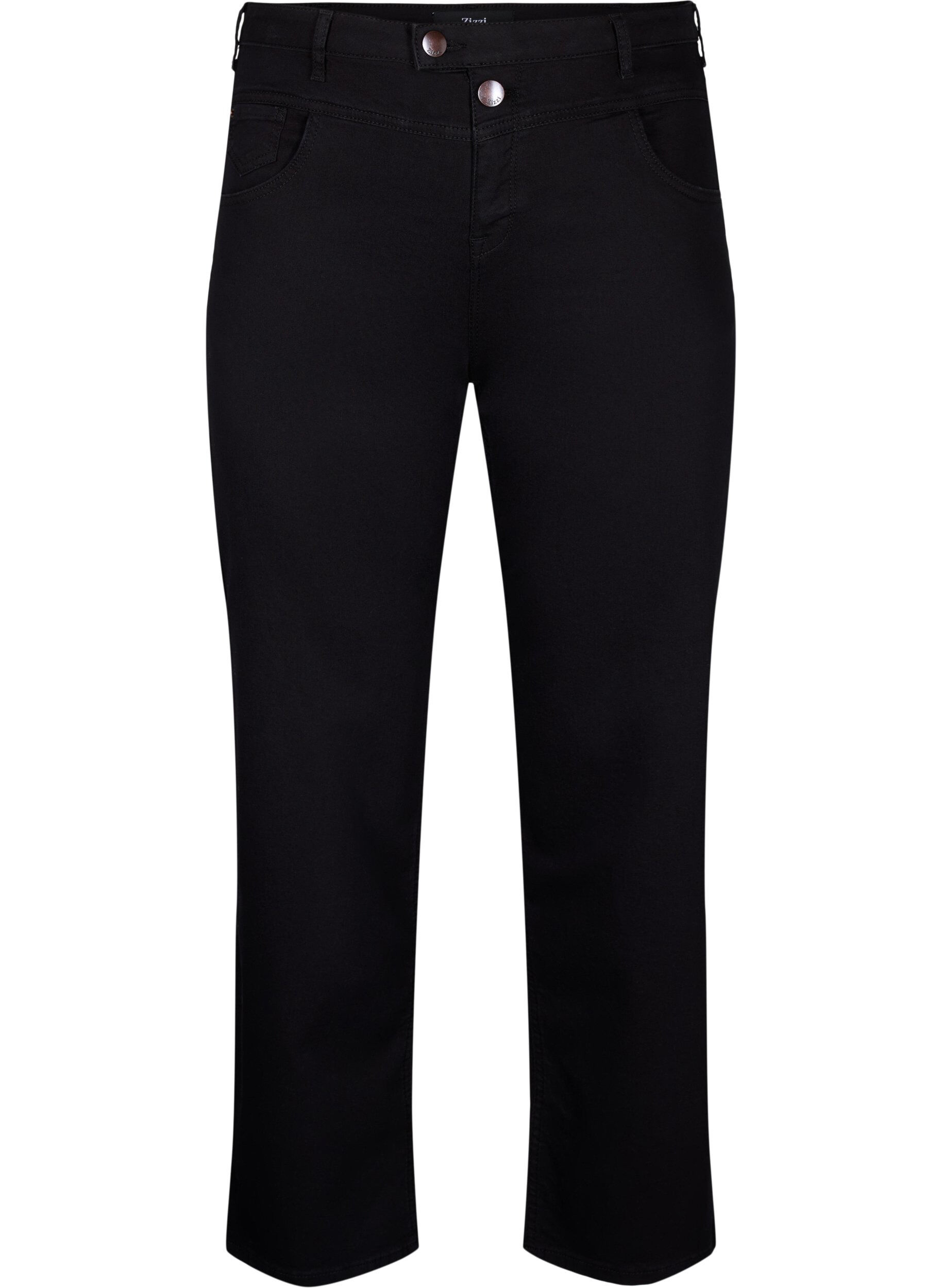 Regular fit Gemma jeans med høj talje
