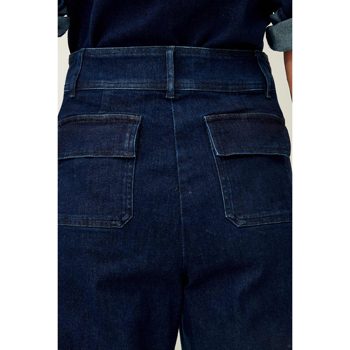 SESSUN<br>Calças largas com bolsos aplicados MANHATTAN