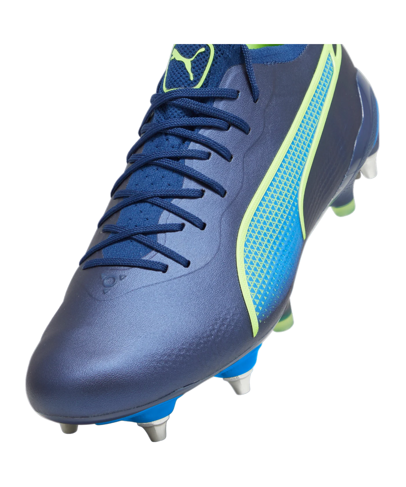PUMA KING Ultimate MxSG Gear Up Blau Grün F02