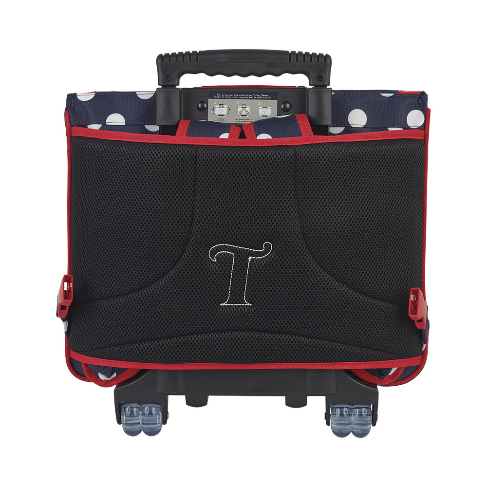 Cartable trolley Charlotte marine