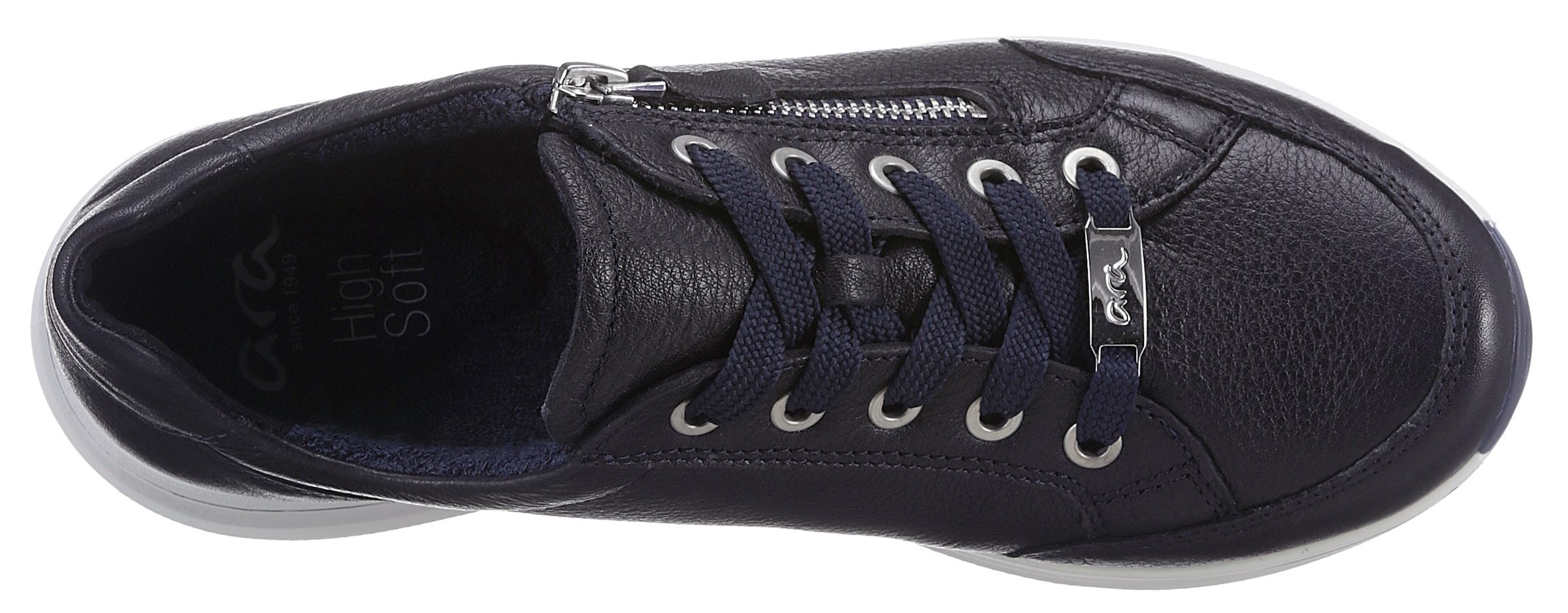 Ara Sneaker »OSAKA«  mit Reissverschluss, H-Weite, Freizeitschuh, Halbschuh, Schnürschuh