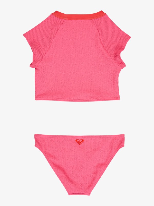 Aruba Ensemble lycra à manches courtes Rose Filles 6-16 ans