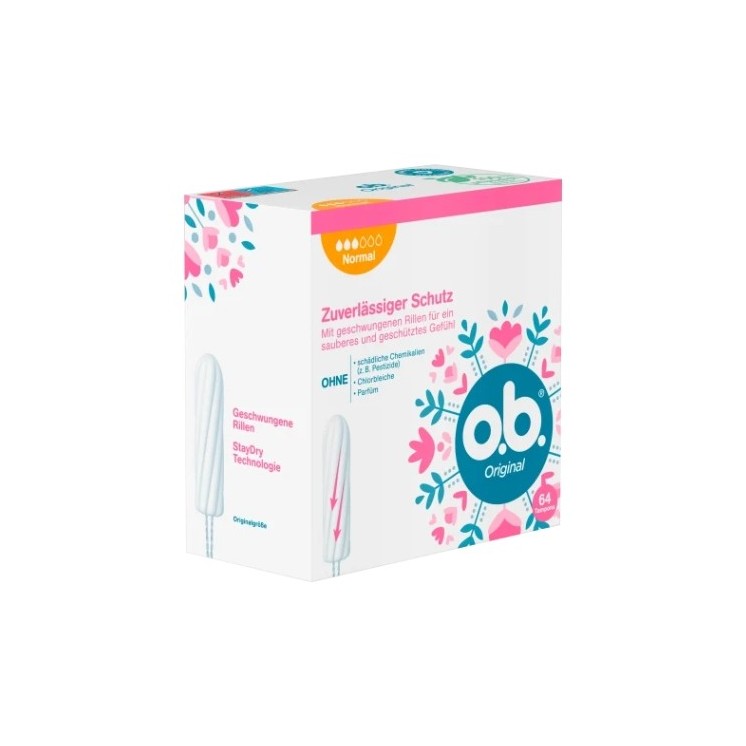 OB Orginal Hygiene-Tampons Normal 64 Stück