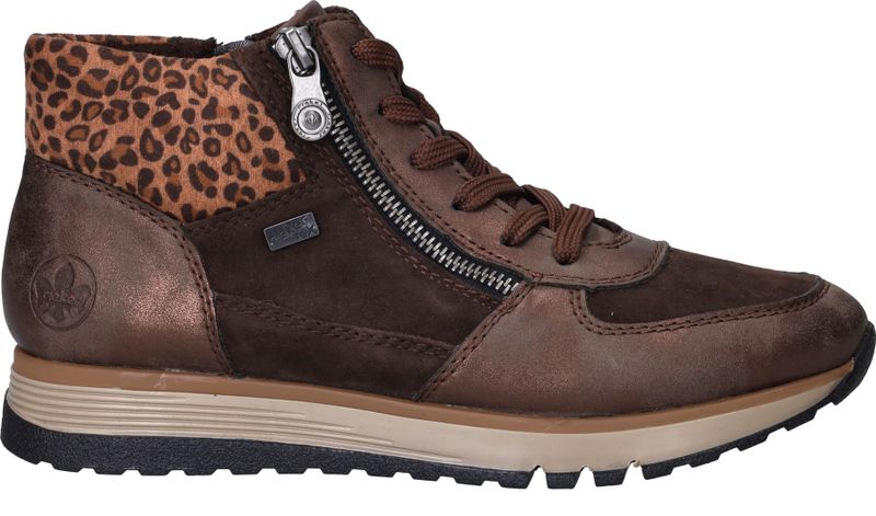Rieker Veterboots Bruin Dames