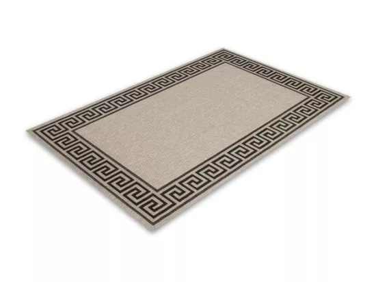 Tapis 290x200cm, design F205A coloris agent - Confort et élégance pour votre intérieur