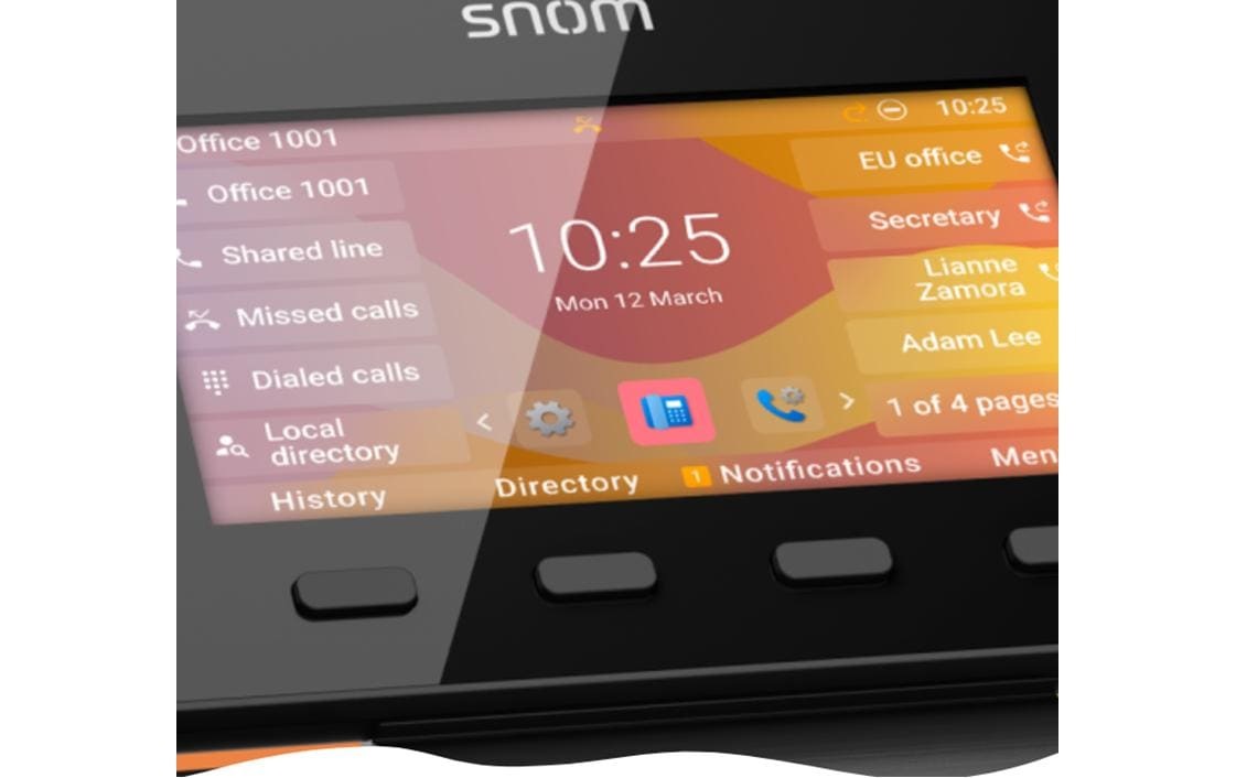 Snom Festnetztelefon »D865 Schwarz« ( )
