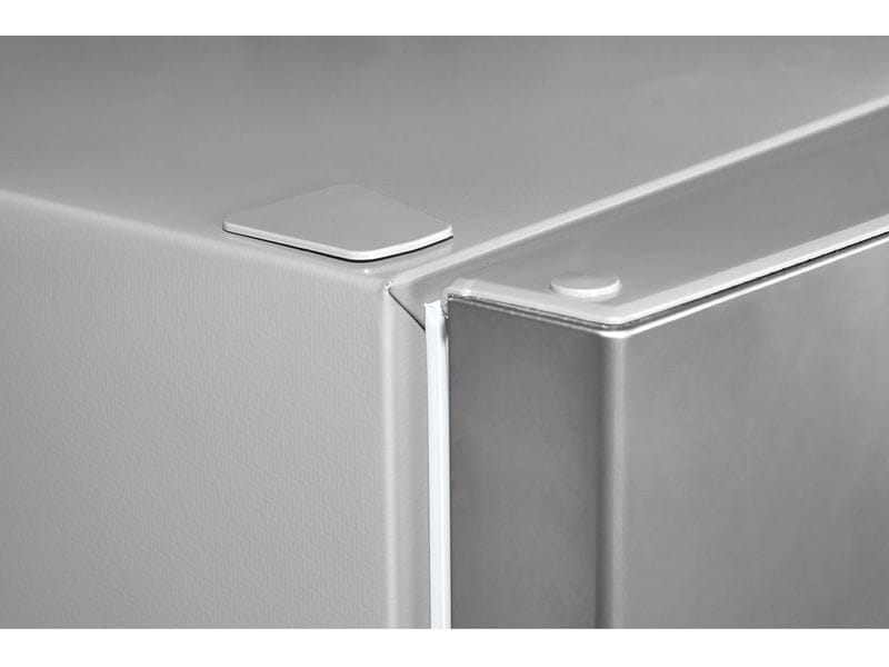 SPC Gefrierschrank H-GS3450 INOX-Look Rechts/Wechselbar Freistehender Gefrierschrank
