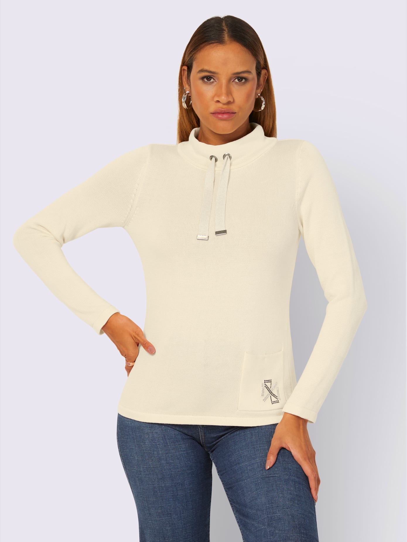 Pull pur coton