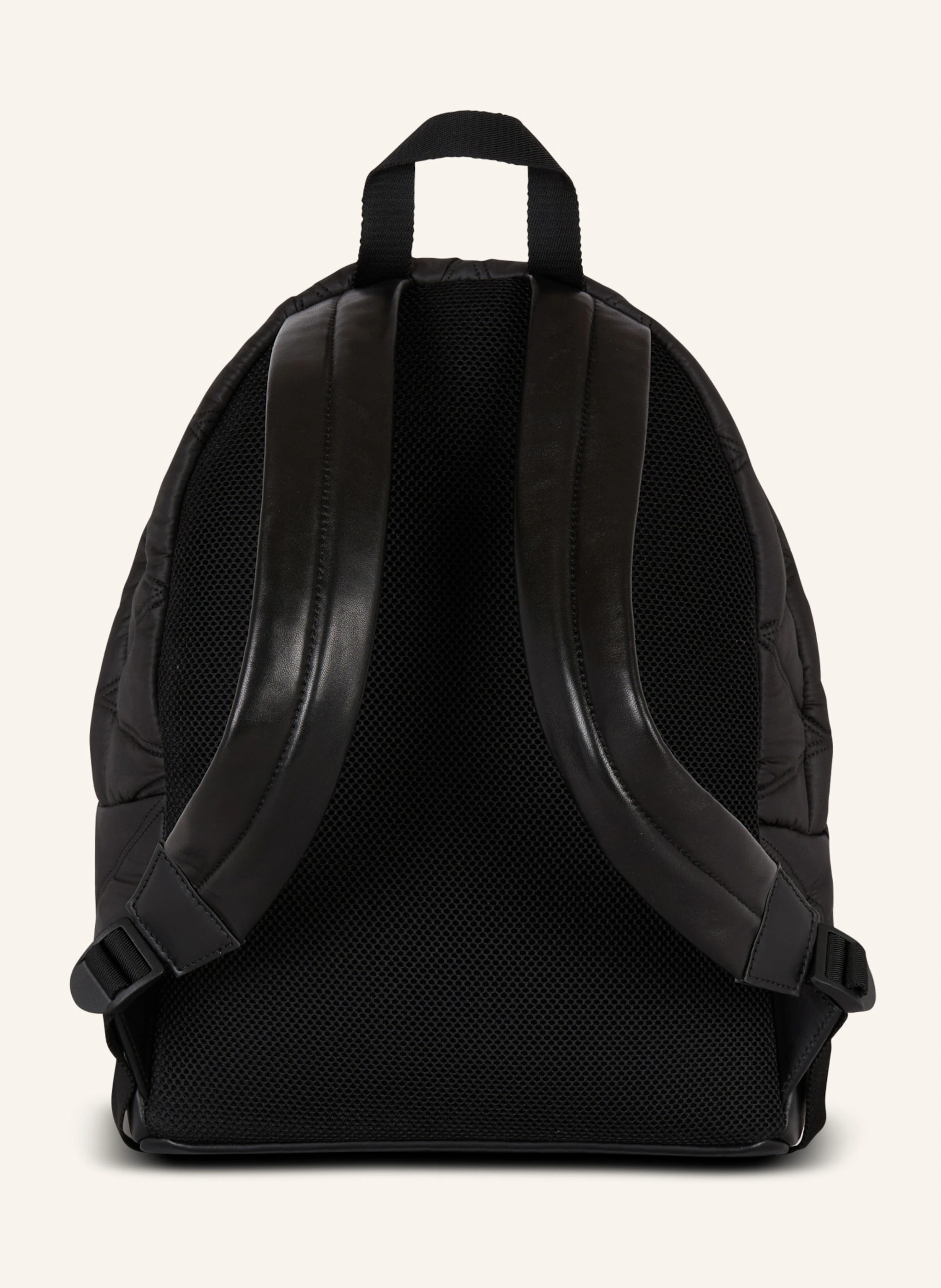 BALMAIN Rucksack aus gestepptem Nylon mit Diamond-Muster