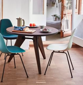 Eetkamerstoel DSX RE zwart Sea Blue