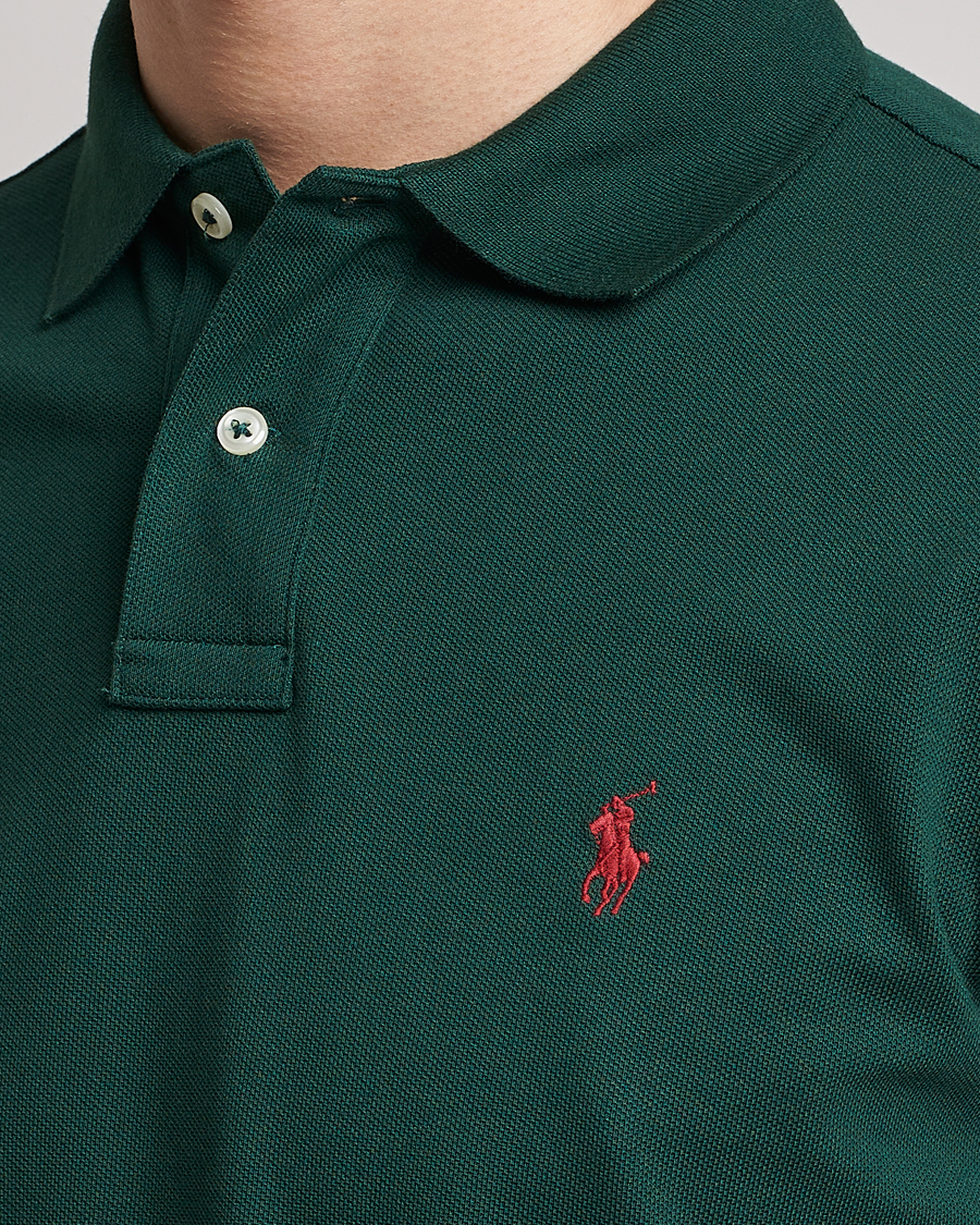 Polo Ralph Lauren Custom Slim Fit Polo College Green