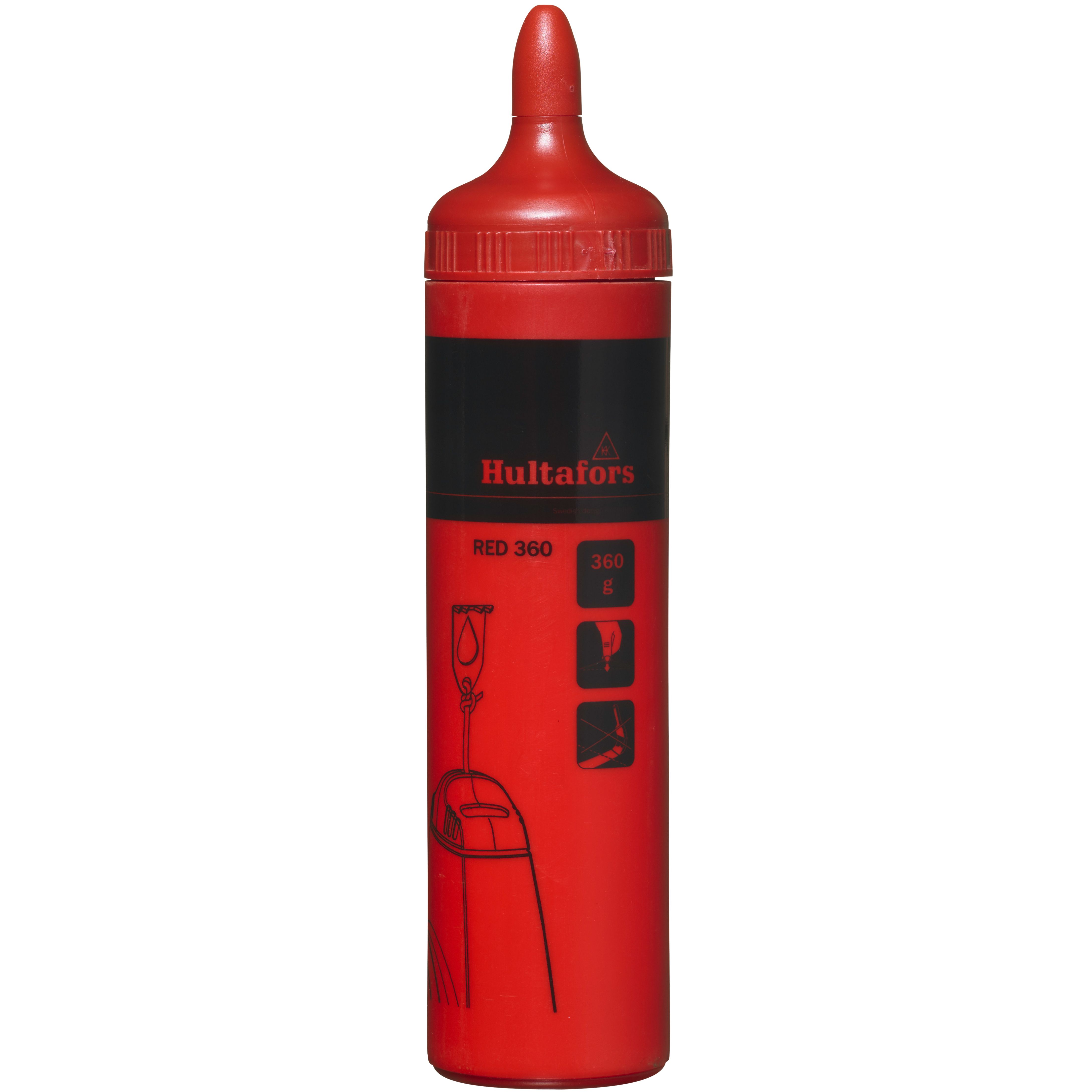 Hultafors HU652433 - Slaglijnkrijt Rood - 360 gram