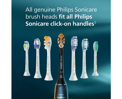 Philips Sonicare Brushhead G3, 5 pack, Black