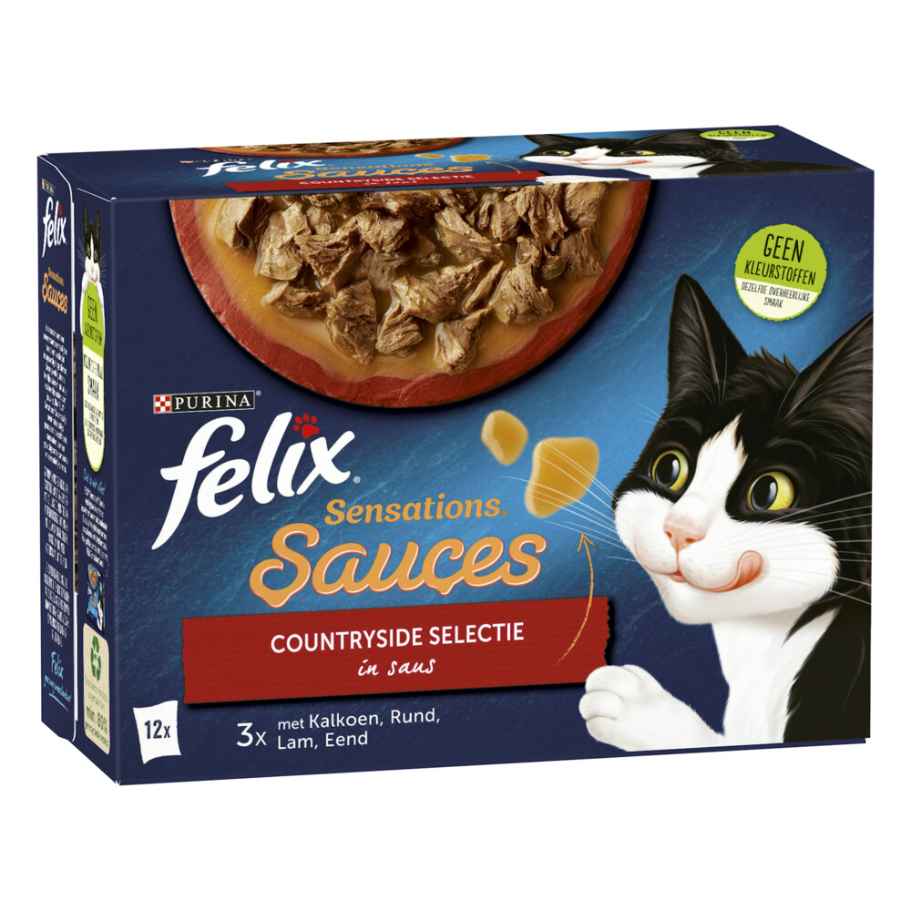 Felix Sensations Sauces Countryside Selectie in Saus12 x 85 gr