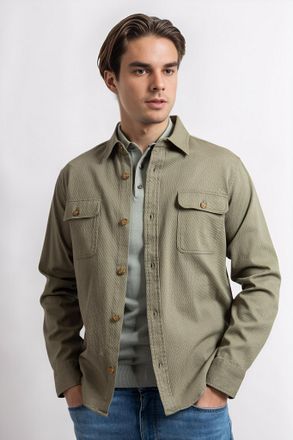 Suitable Cia Overshirt Groen SPE25114CI63ST-361 kopen