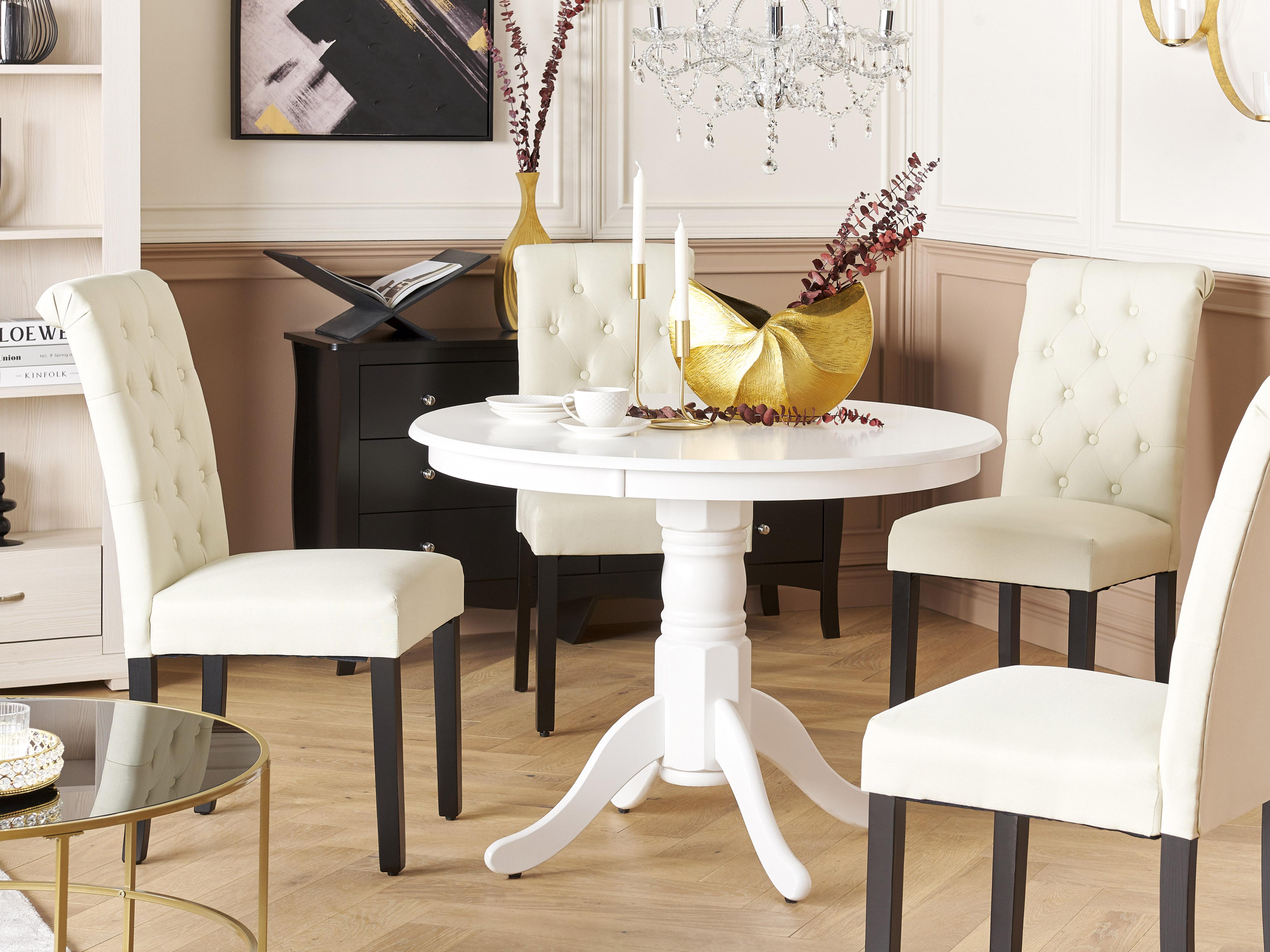 Eettafel AKRON Wit 100 cm 100 cm