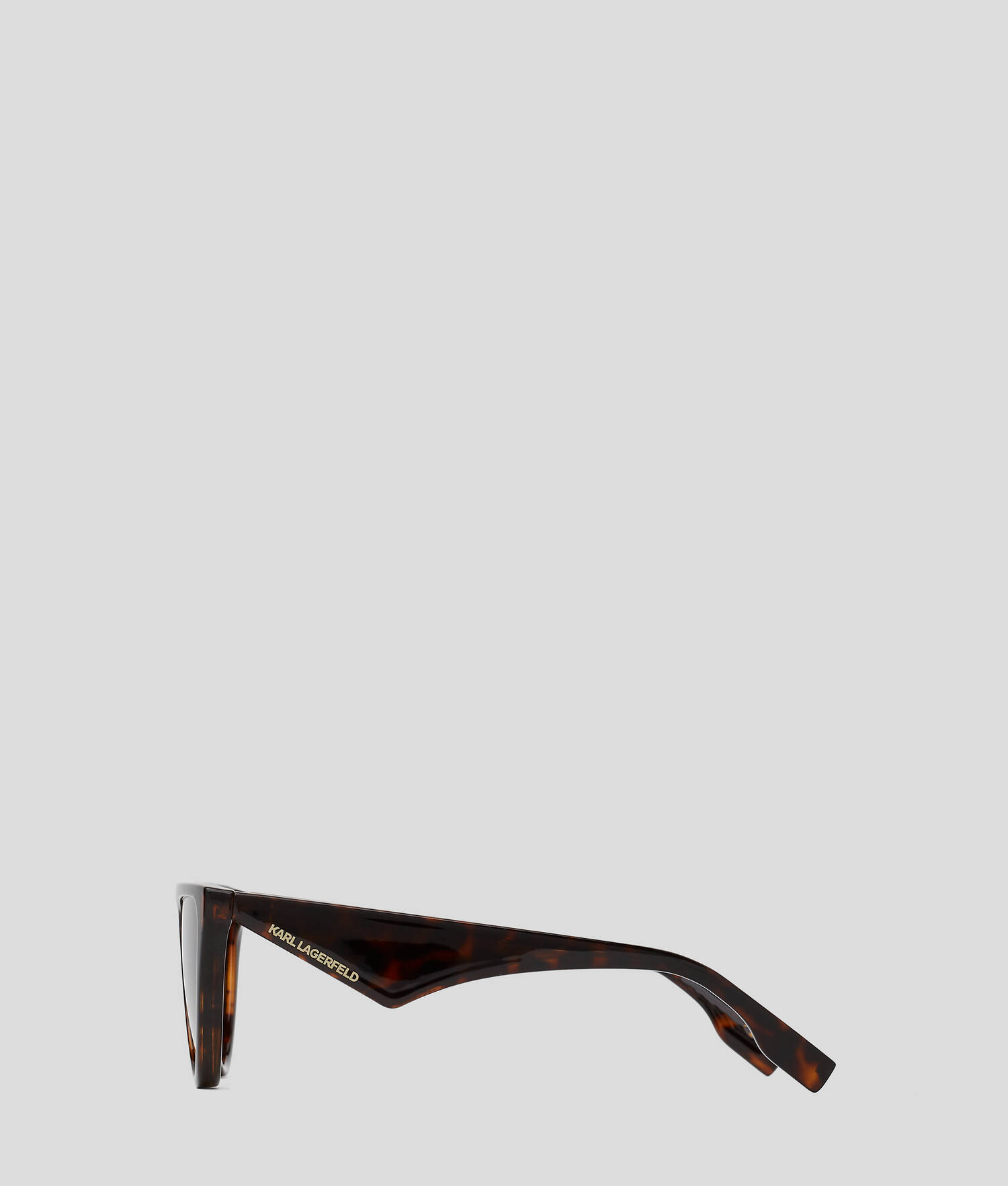 LUNETTES DE SOLEIL AVEC LOGO KARL - Tortue Foncée