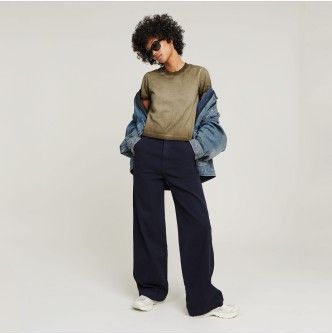 G-star - Deck 2.0 High Loose - Chino Broek - Ultrahoge Taille - Losse Pasvorm