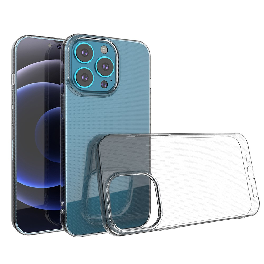 iPhone 13 Pro Gummi Case Hülle Ultra Thin 0.8mm - Transparent