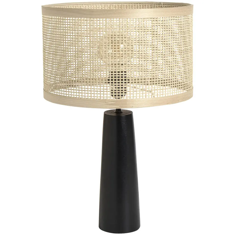 Lampvoet Rowen - zwart - 35x Ø18,5 cm